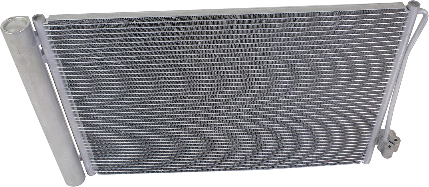 Kool Vue A/C Condenser Compatible with BMW 528i 2010, 530i 2004-2007, 750i 2006-2008, 750Li