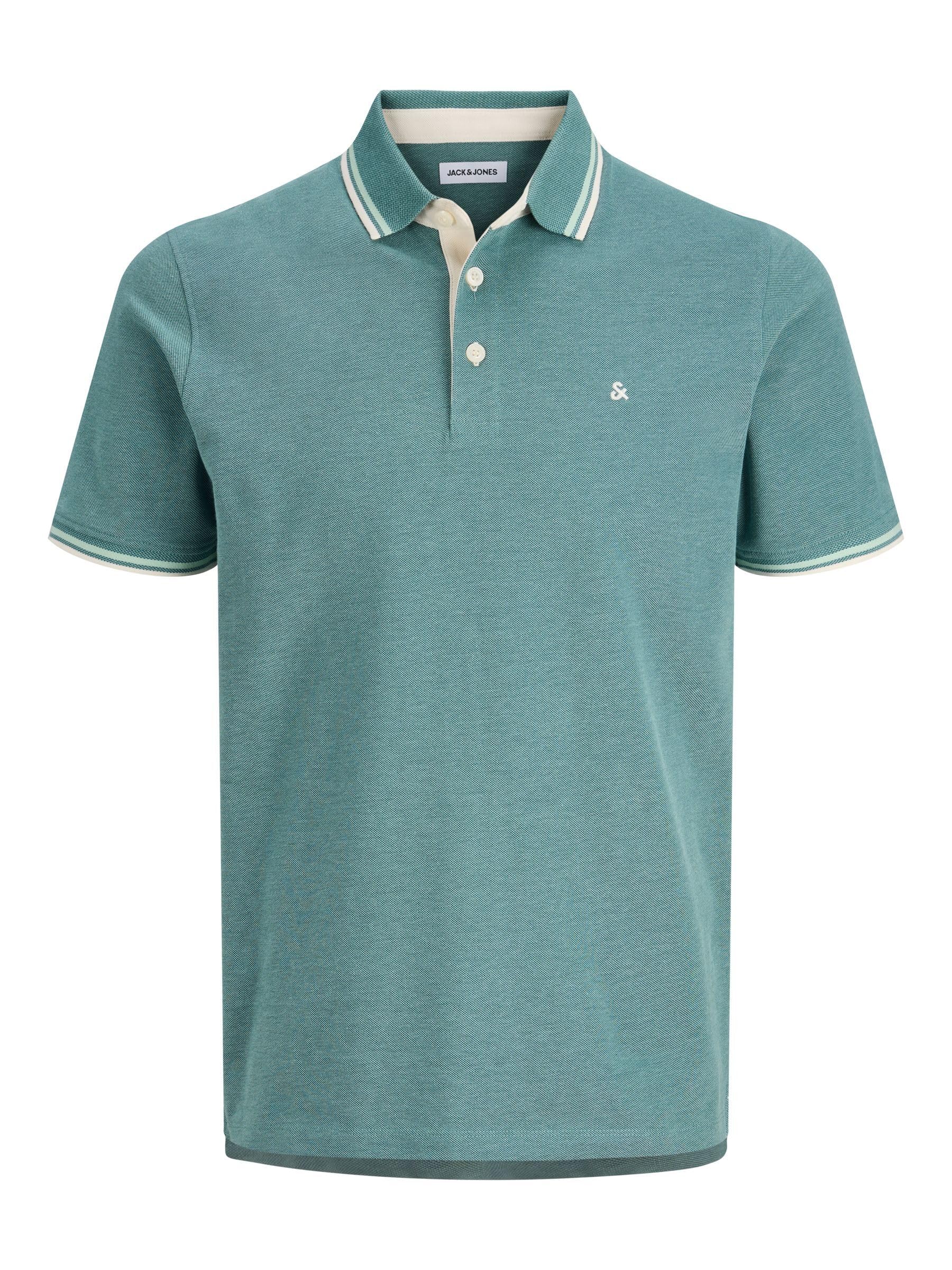JACK & JONES Male Poloshirt Einfarbig Poloshirt