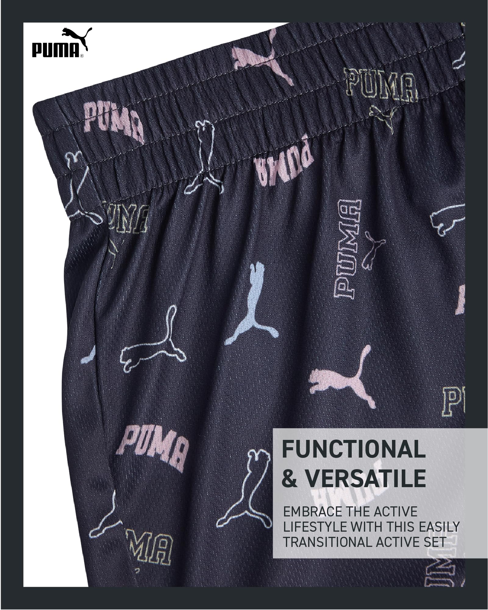 PUMA G Shortset Ss 2pc Conjunto corto Niñas (Pack de 2)