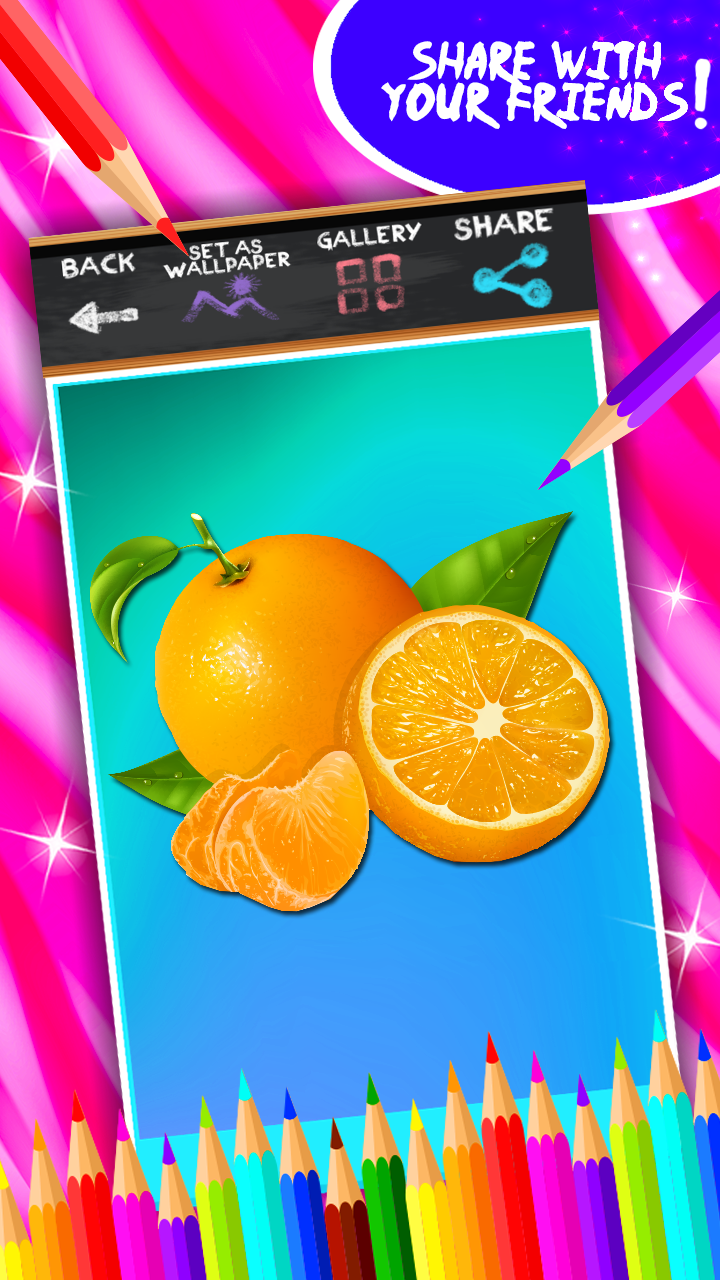 Fruits Coloring Book App on Amazon Appstore