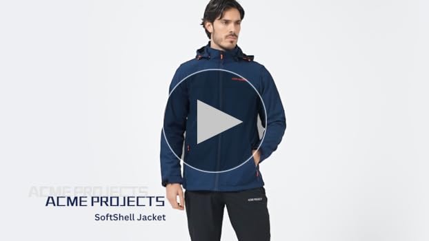 ジャケット・アウター F.C.R.B LIGHT WEIGHT BREATHABLE JACKET Acmelogy Men's Softshell Jacket with Detachable Hood