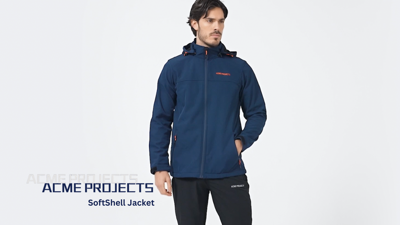 ジャケット・アウター F.C.R.B LIGHT WEIGHT BREATHABLE JACKET Acmelogy Men's Softshell Jacket with Detachable Hood