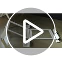Universal Laundry Dual Pedestal for Washer and Dryer Set, Washing Machine Stand, Dryer Base, White, LF-WDP01