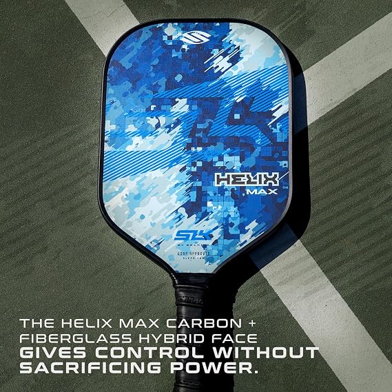 Selkirk Sport SLK Helix Pro Pickleball Paddle | Thermoformed Carbon Fiber Core Pickleball Paddles with Carbon Fiber & Fiberglass Hybrid Face | Unmatched Control