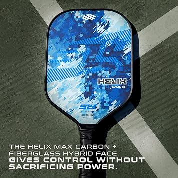 Selkirk Sport SLK Helix Pro Pickleball Paddle | Thermoformed Carbon Fiber Core Pickleball Paddles with Carbon Fiber & Fiberglass Hybrid Face | Unmatched Control