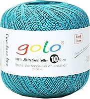 Vista 60 de golo 24 bolas hilo de ganchillo tamaño 10 hilo para tejer a mano hilo de ganchillo 10-24-1