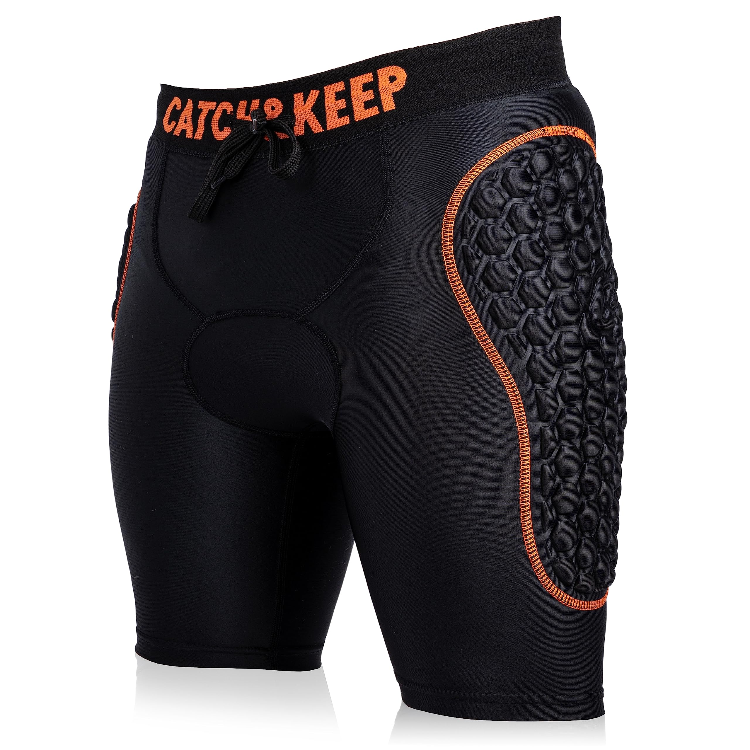 CATCH & KEEP Torwart Unterziehhose kurz gepolstert 2.0 - Fußball Protector-Torwarthose mit Kompressionsfunktion und atmungsaktivem Material