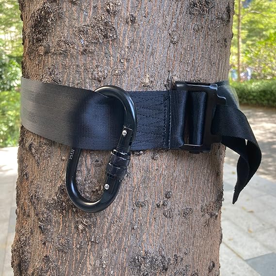 HUNTARMOR Safety Harness Tree Strap Quick Connect Hunting Tree Strap