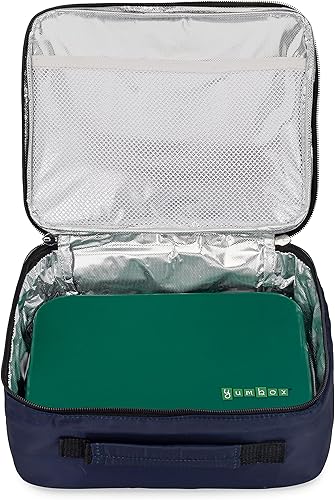 Miniatura 5 de Yumbox Lonchera térmica para niños, ligera y duradera, bolsillos exteriores e interiores, 10.25 x 8 x 4 pulgadas, tela fácil de limpiar, bolsa de