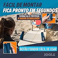 Vista 7 de JOOLA Red retráctil de ping pong con abrazaderas – Red de tenis de mesa se estira 5.75 pies – Abrazaderas en la mesa de hasta 2 pulgadas de grosor