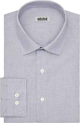 Miniatura 3 de Kenneth Cole Mens Dress Shirt Slim Fit Checks and Stripes (Patterned)