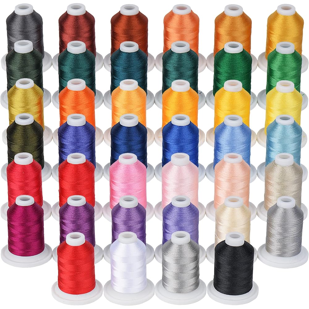 Simthread 40wt 40 color embroidery thread kit