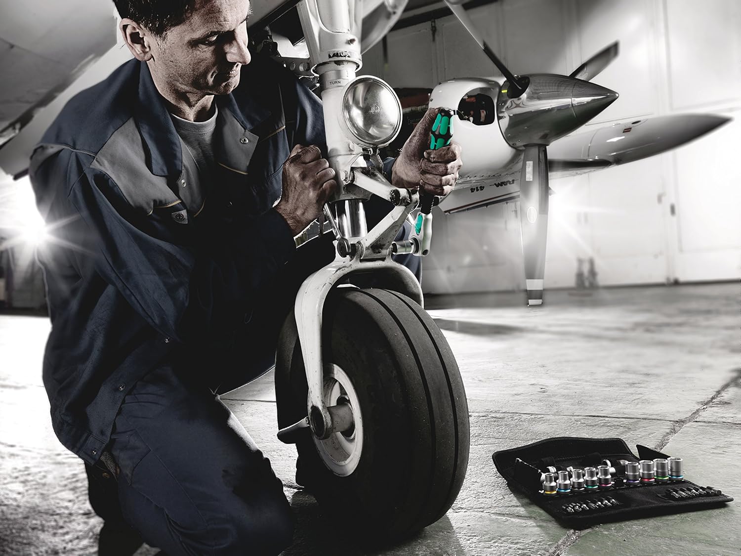 Wera 05004076001 8100 SC 6 Zyklop Metric Speed Ratchet Set, 25 Piece, 1/2" Drive