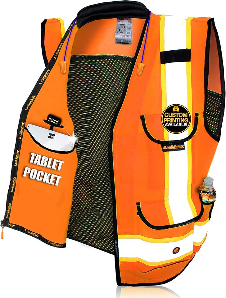 safety vest ipad pocket