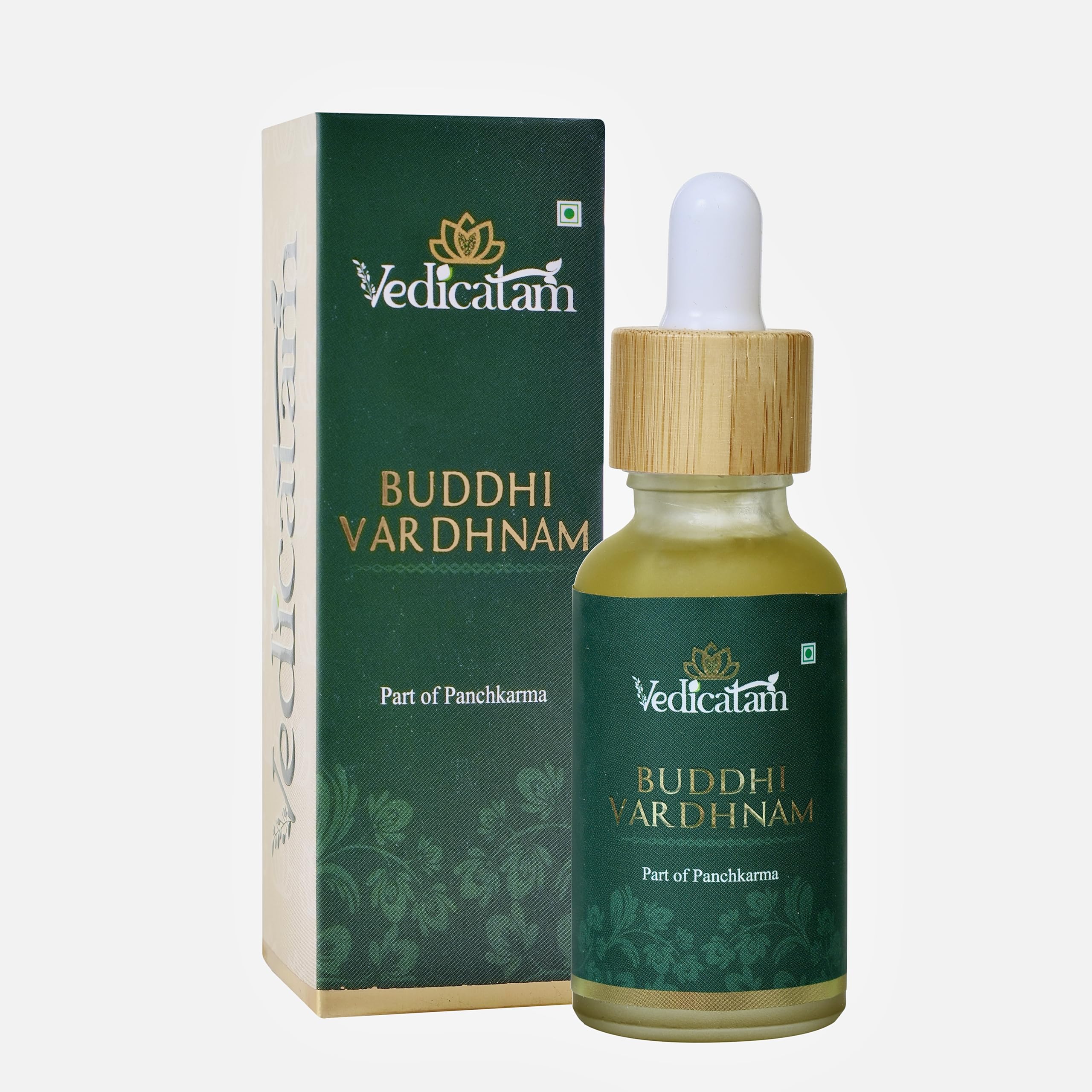 Vedicatam Buddhi Vardhnam (Panchgavya):-Organic and Ayurvedic A2 Nasal Drop for Anxiety Relief & Cognitive Wellness - Ayurvedic Nasya with Natural Intelligence Boost (30ml) (Pack of 1)-picture-12