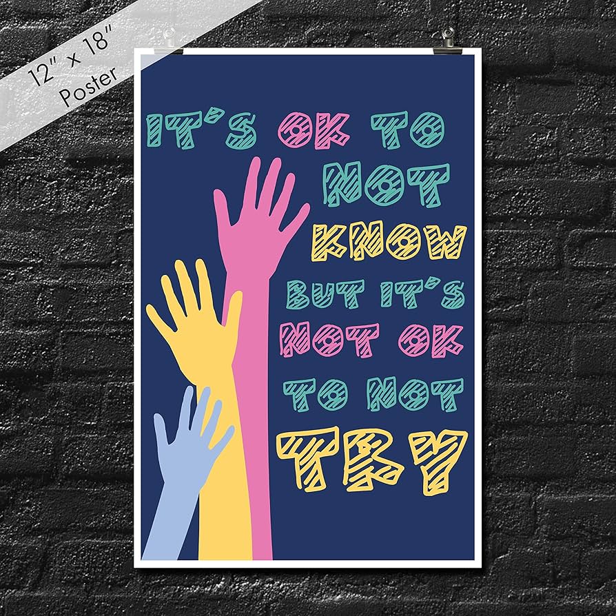 Amazon.co.jp: jsc374 Its Okay to knowません教室ポスター| 18