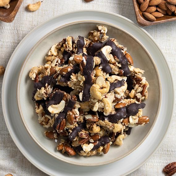Inno Foods Dark Chocolate Nut Clusters, Gluten Free, Non-GMO, 3 Pack, 16 oz Each