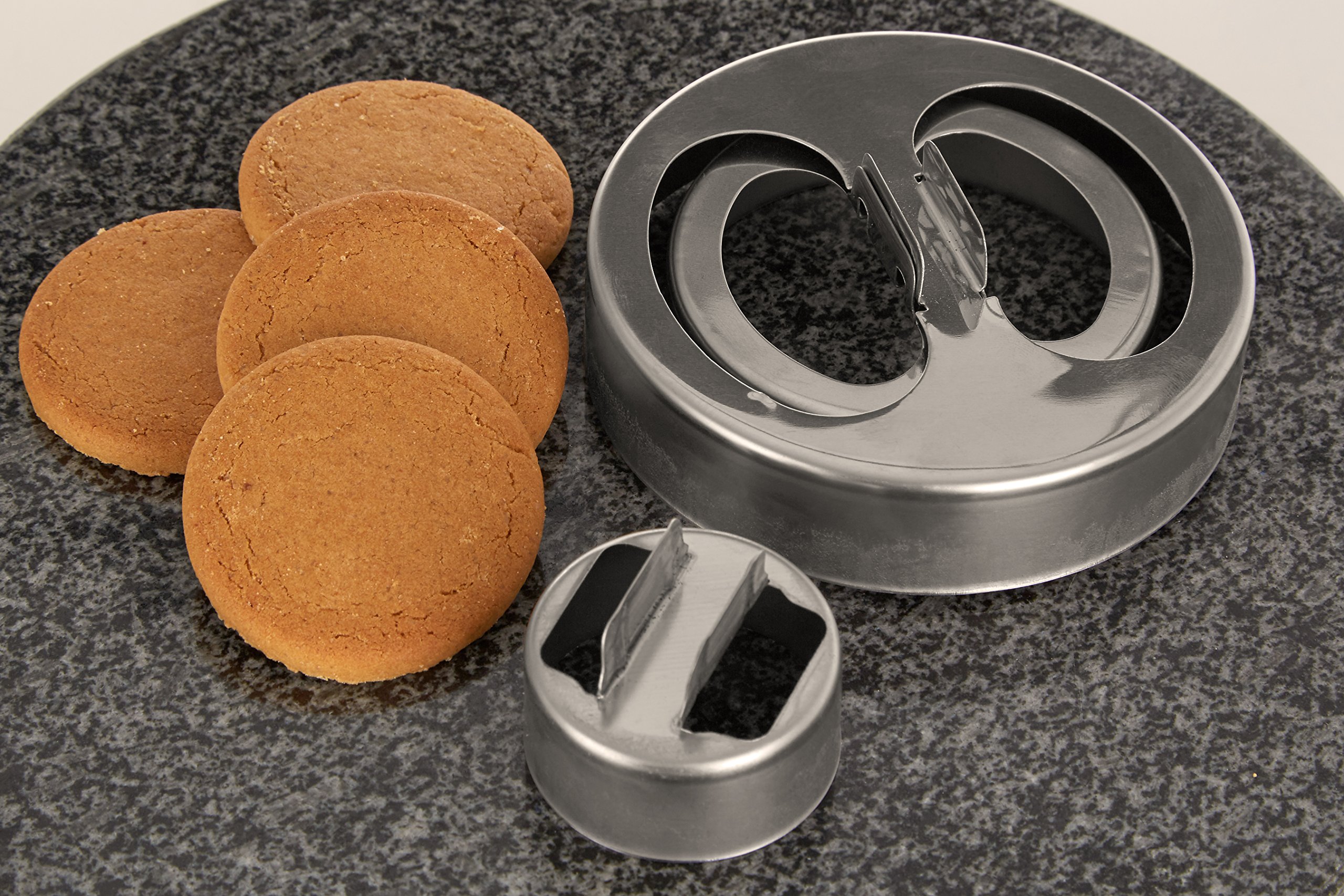 Trade Shop - Forme Per Cannoli In Acciaio Set 3 Pezzi Formine Stampi S Dolci Cannolo