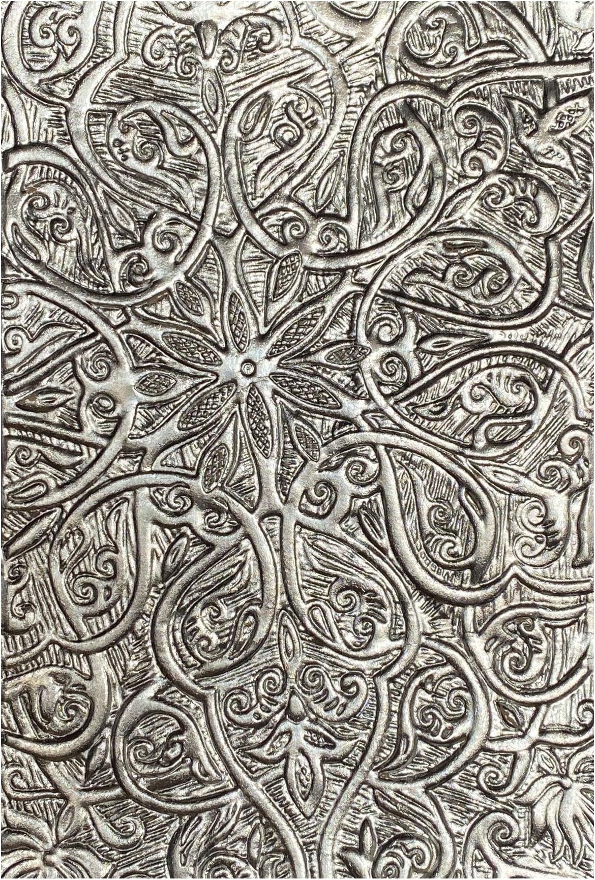 Sizzix Embossed Embossed Folder / 3D Texture Fades Embossing Folder - Engraved By Tim Holtz [664249]