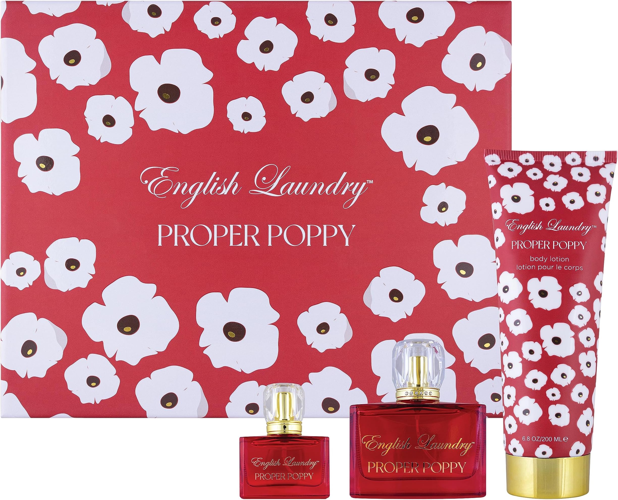 Proper Poppy 3.4 fl. oz Eau de Parfum Gift Set for Her by English Laundry