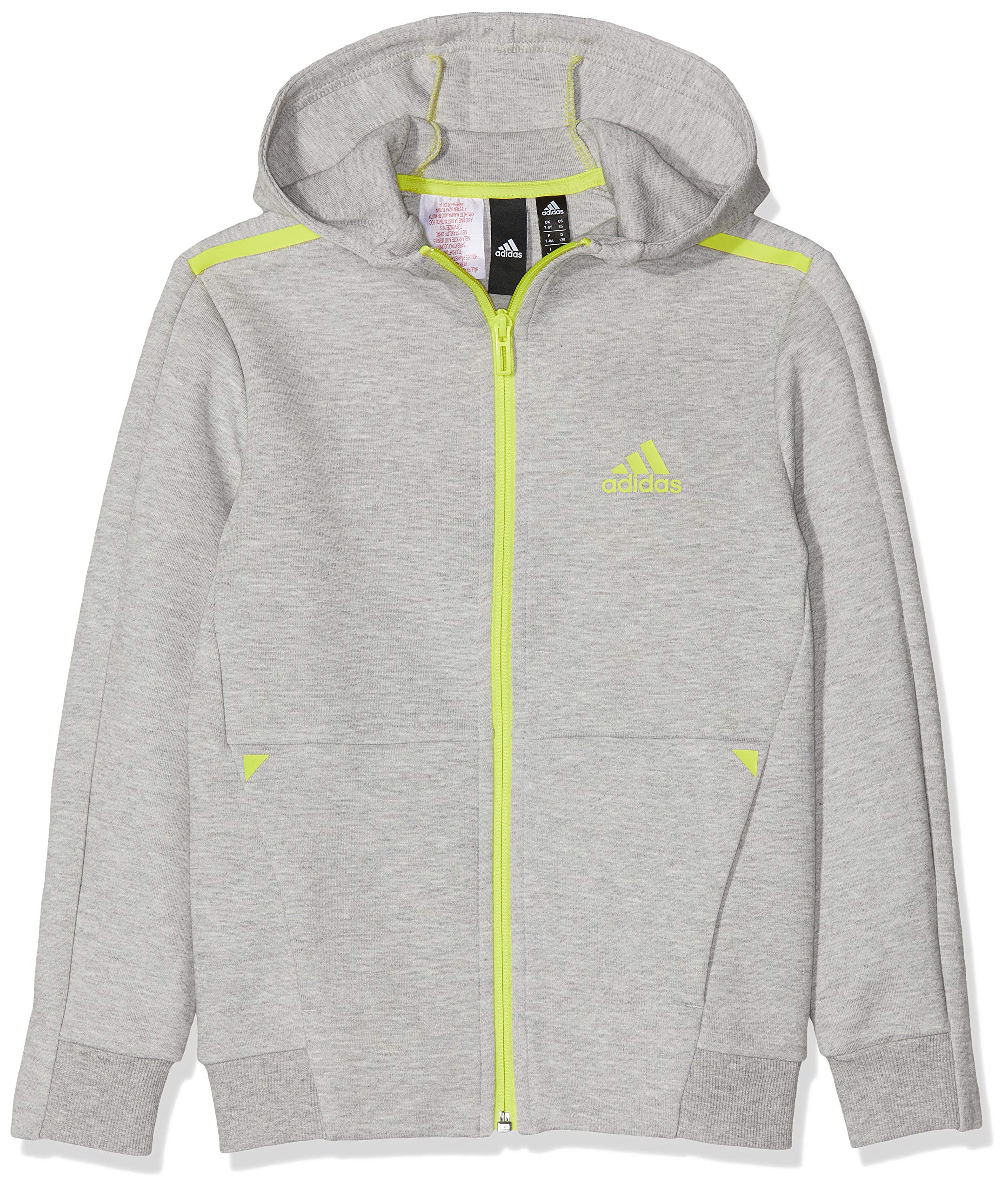 adidas YB ID SPCR FZ Bluza, Dzieci, Brgrin/Amasho, 176 (15/16 lat)