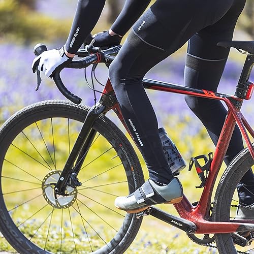 Miniatura 5 de GripGrab Calentadores de piernas de ciclismo para primavera y otoño, antideslizantes, ligeros, delgados, transpirables, para las piernas, para