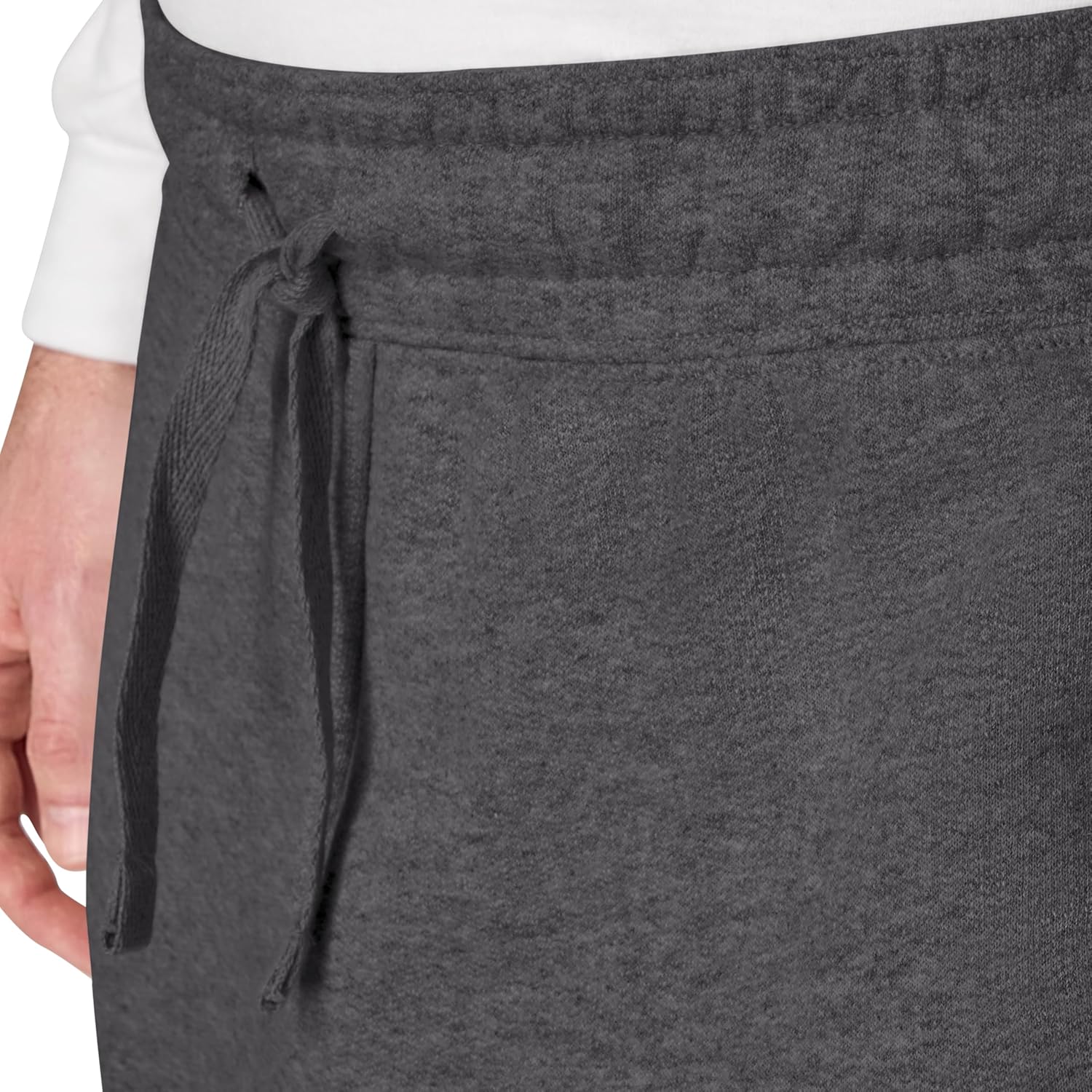 Hanes Mens Joggers, EcoSmart Fleece Sweatpants for Men, Men's Lounge Pants, 30.5" - Image 4