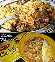 Vista 3 de Instant Maggi 2 Minute Fideos - Deliciosos fideos con sabor a pollo (paquete de 10 x 2.82 oz EA) tan sabrosos... Importados de FIJI