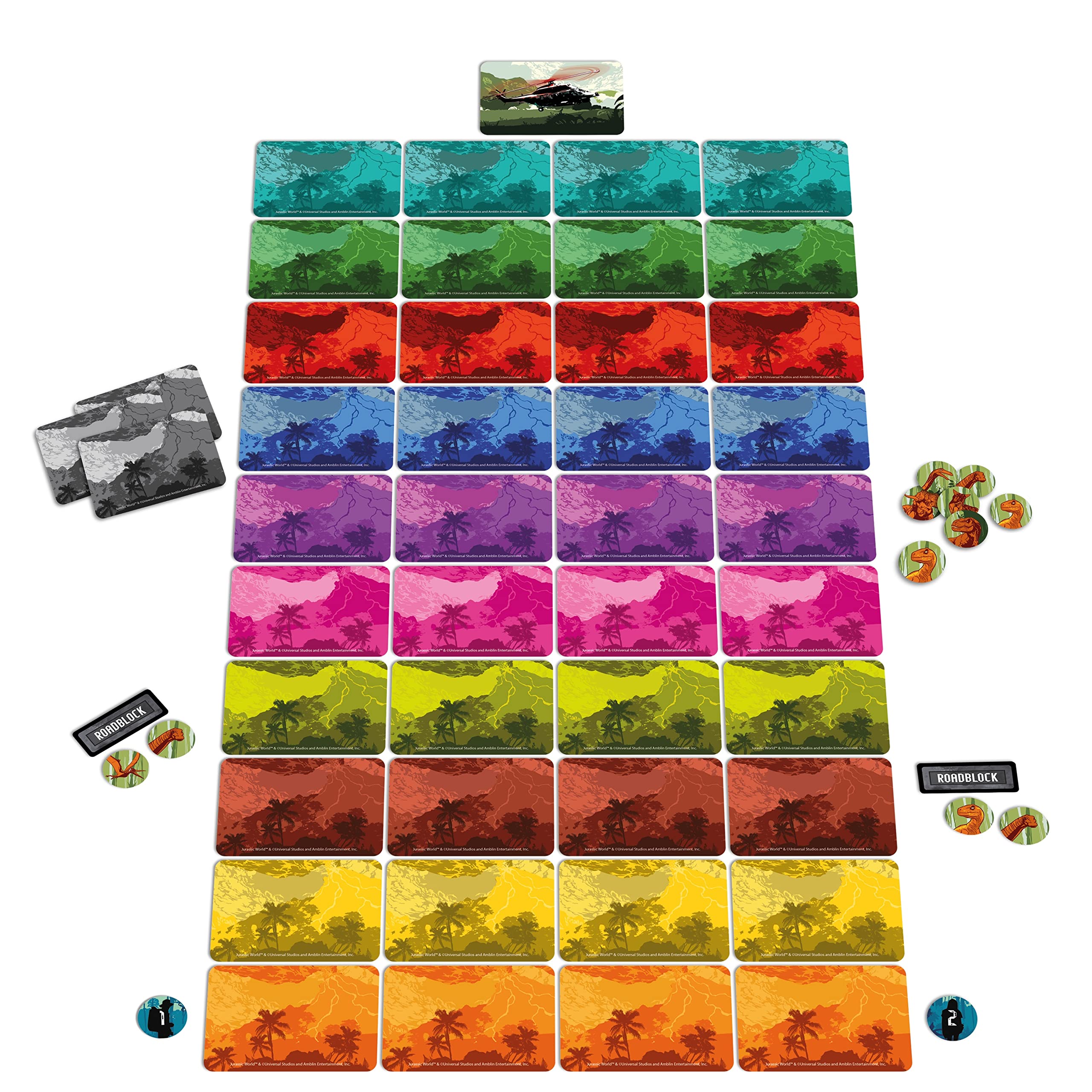 Shuffle Escape The Island Card Game Based on The Movie Jurassic World, 2 to 4 Players from 6 Years Old, Neutral, 50 cm x 50 cm x 28 cm - Image 3