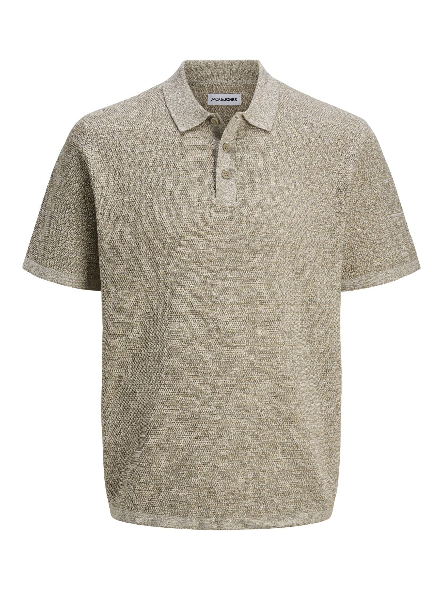 JACK & JONES Poloshirt JJEGEORGE beige XXL Herren