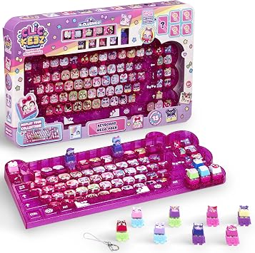 Clickeez Goliath Keyboard Mega Pack - The Ultimate Starter Set | Includes Storage Keyboard & 15 with Exclusive Mega Pack Characters | Clickable Collectables | Ages 6+
