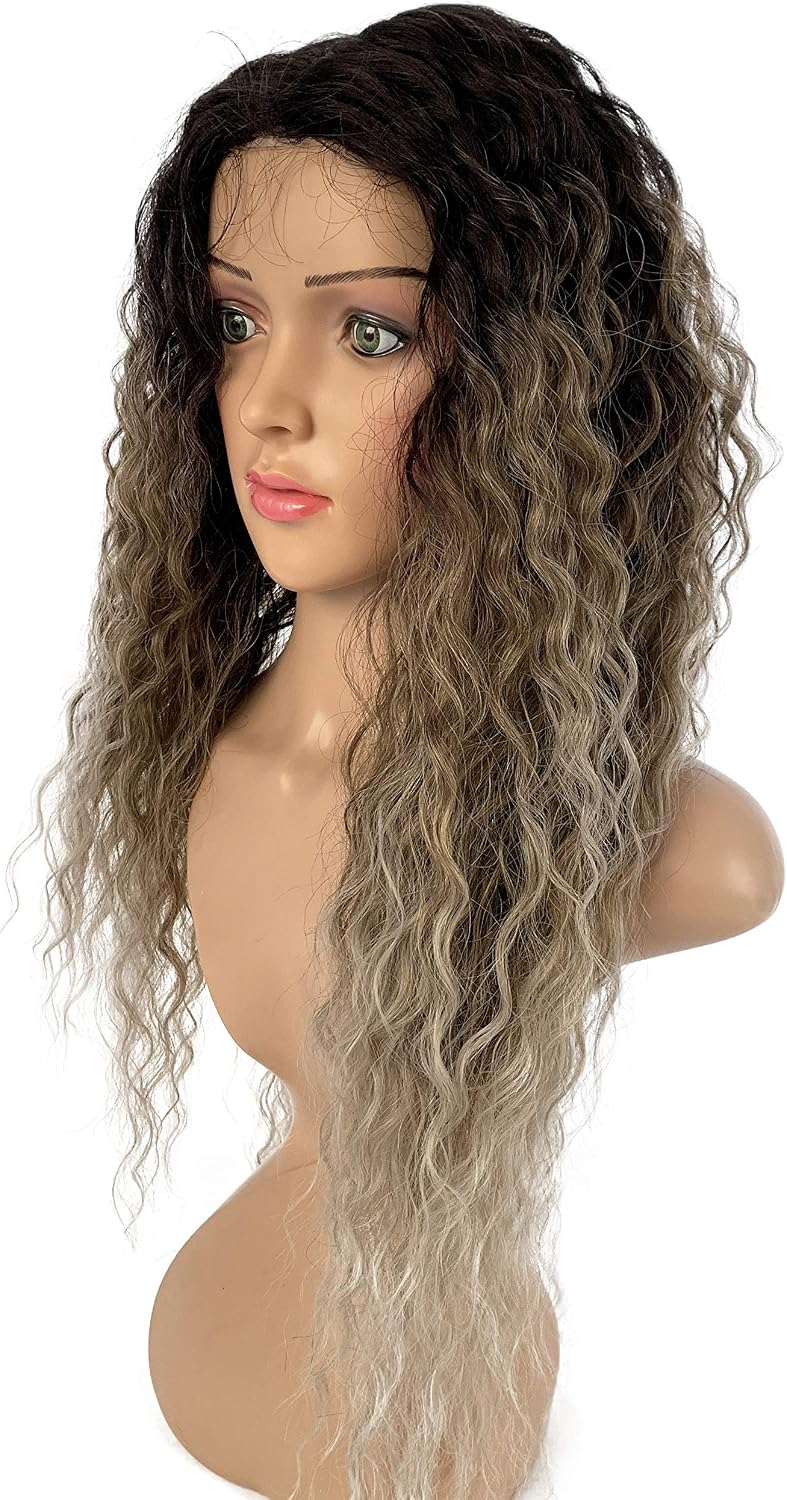 SLEEK 30” long Lace Parting Wig Synthetic 4'' Deep Parting With Baby Hair SPOTLIGHT 101 ATTY Wig Soft Curly Wig With Baby for Women Hair Heat Resistant Fiber 193g(TT4/12/27) - Image 4