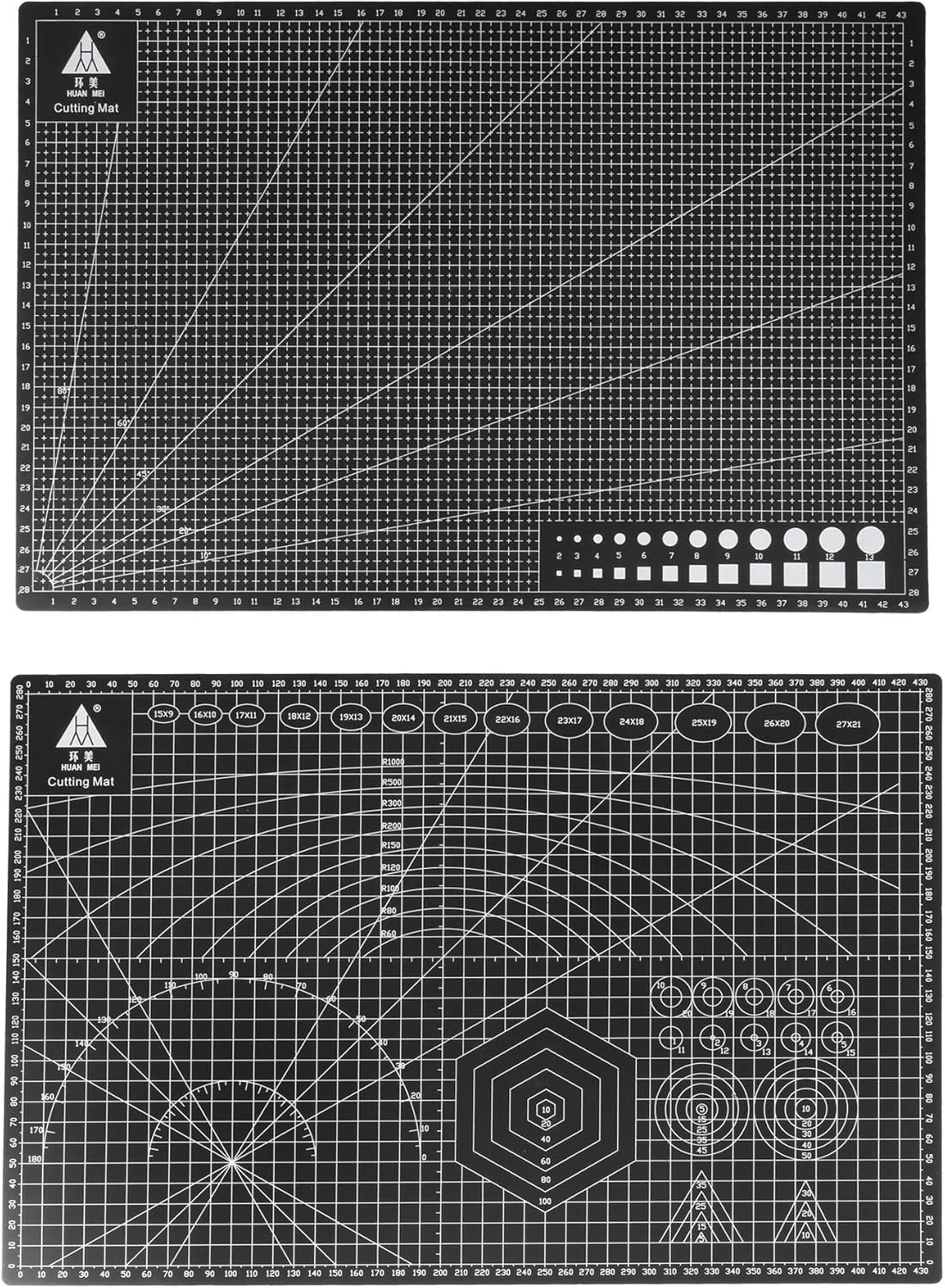 sourcing map Cutting Mats 12" x 18" Rotary Fabric Mat Self Recover