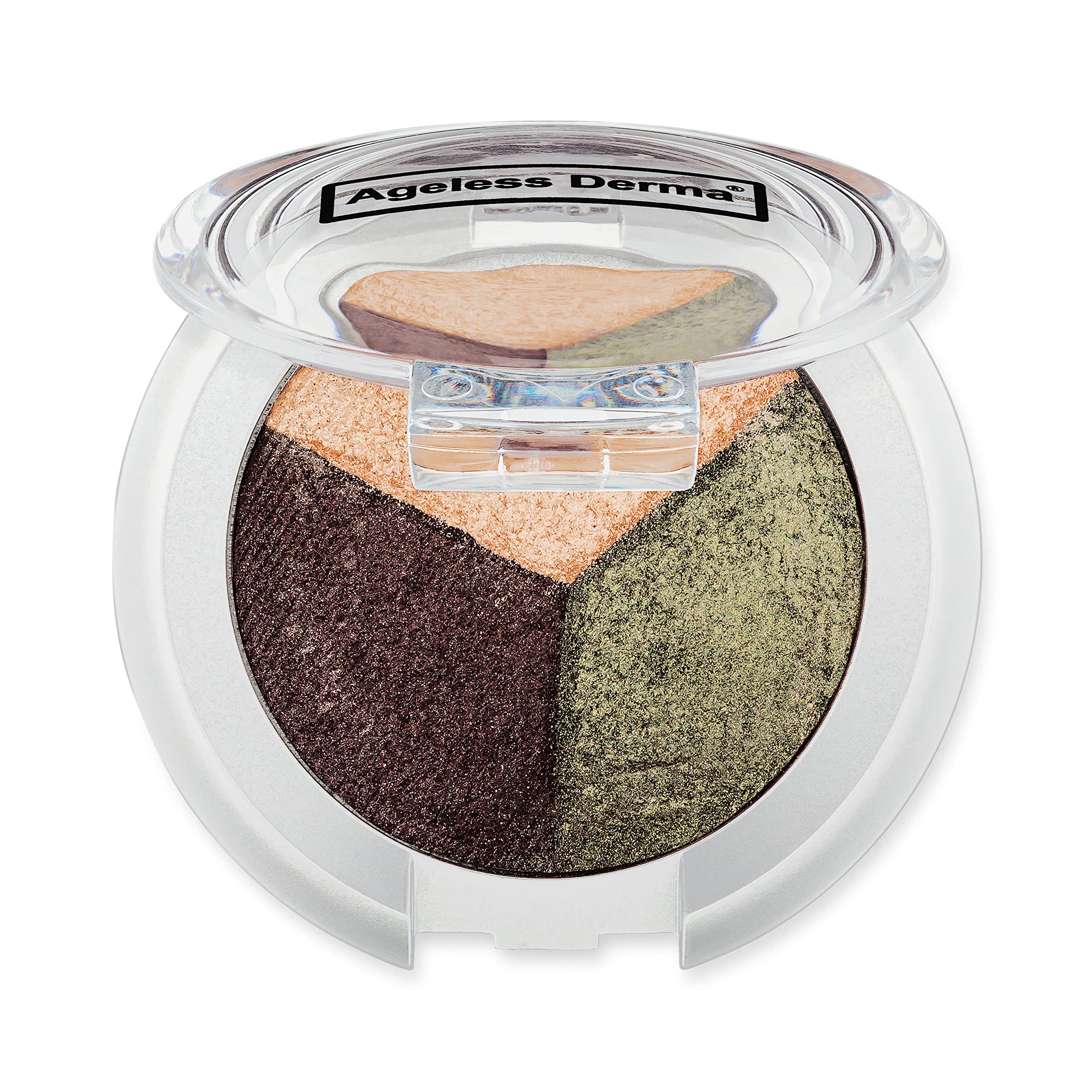 Mineral Makeup Baked Eyeshadow Trio-Vegan Eye shadow (Olive)
