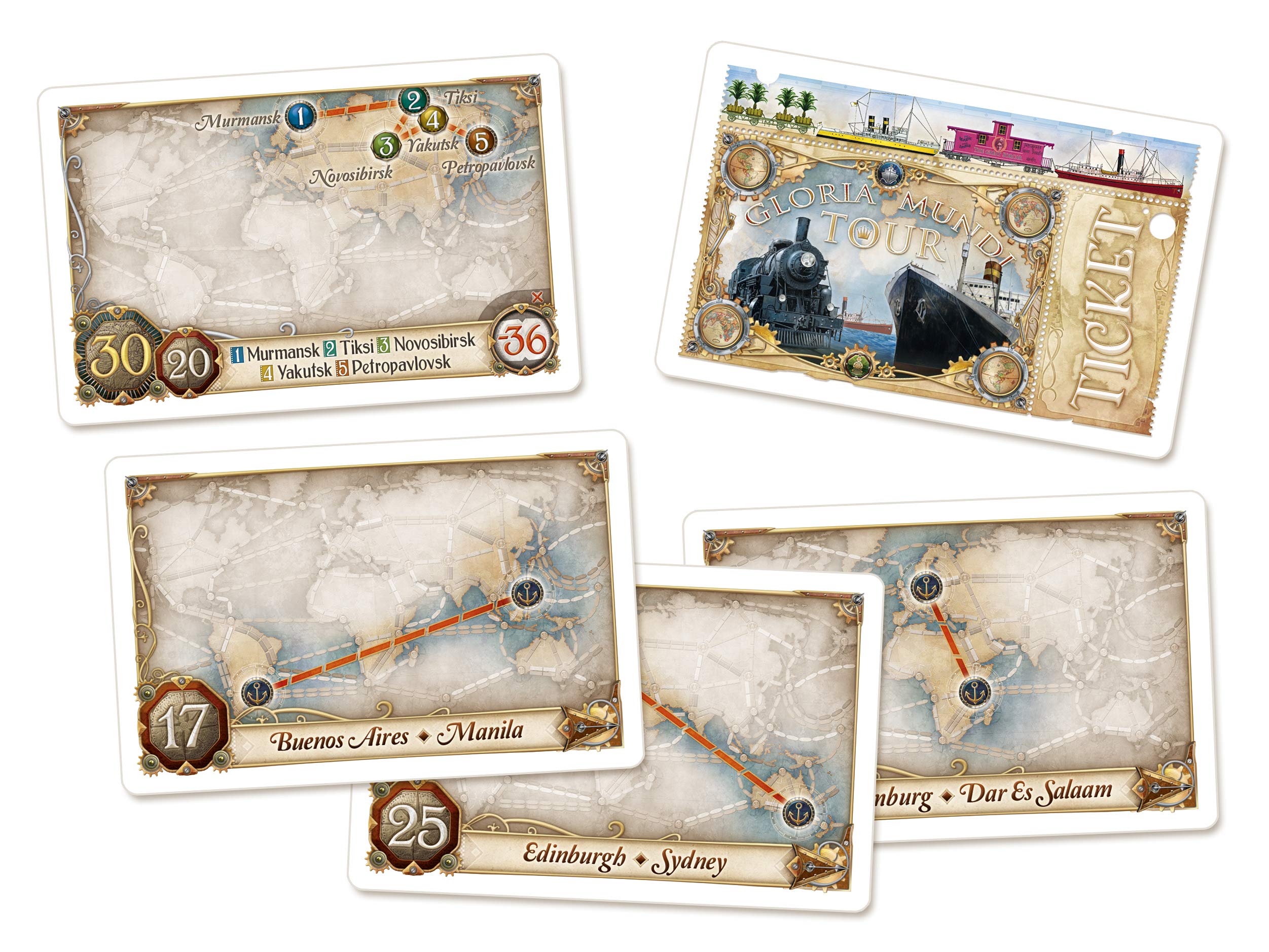 Rebel, Gioco da tavolo "In den Train Fahren": Round Die Welt"