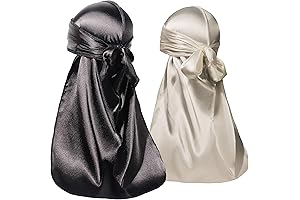 ForceWave Baby Durags, Silky Satin for Boys and Girls