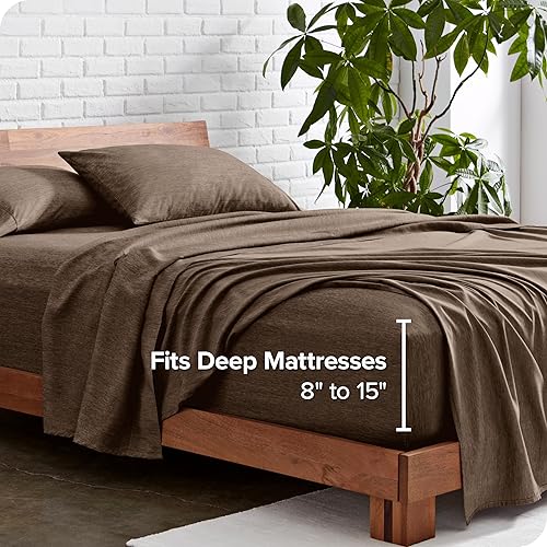 Miniatura 66 de Bare Home Juego de sábanas de tamaño individual XL, tamaño de dormitorio universitario, sábanas de microfibra ultrasuave de 1800 hilos, bolsillos 22