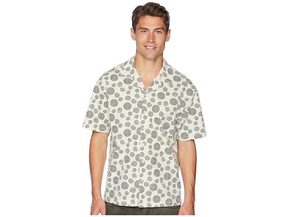 

Publish Fletcher Woven Button Up (Cream) Men's Clothing, Beige