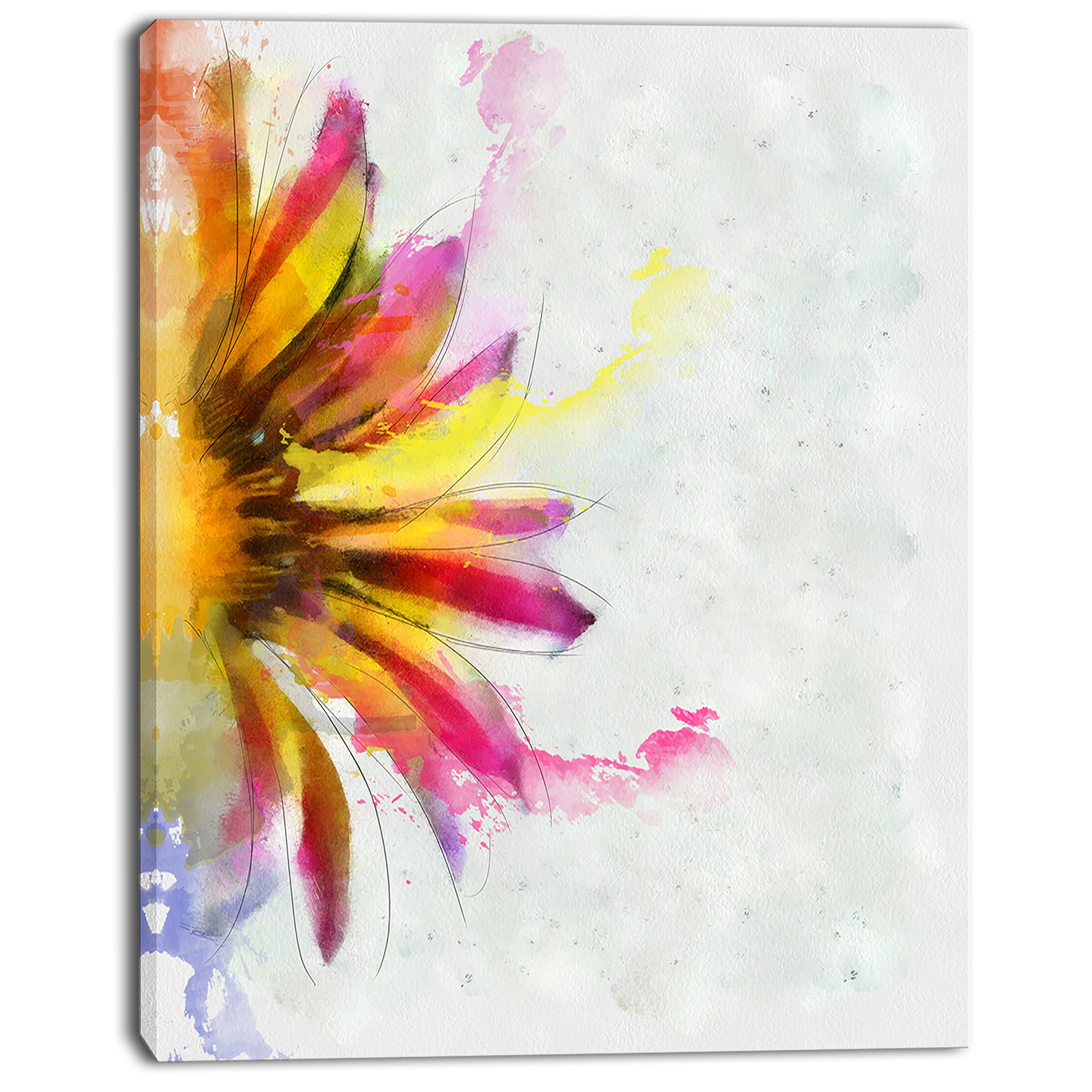 Amazon.com: Design Art PT13643-12-20 Sunflower Sketch