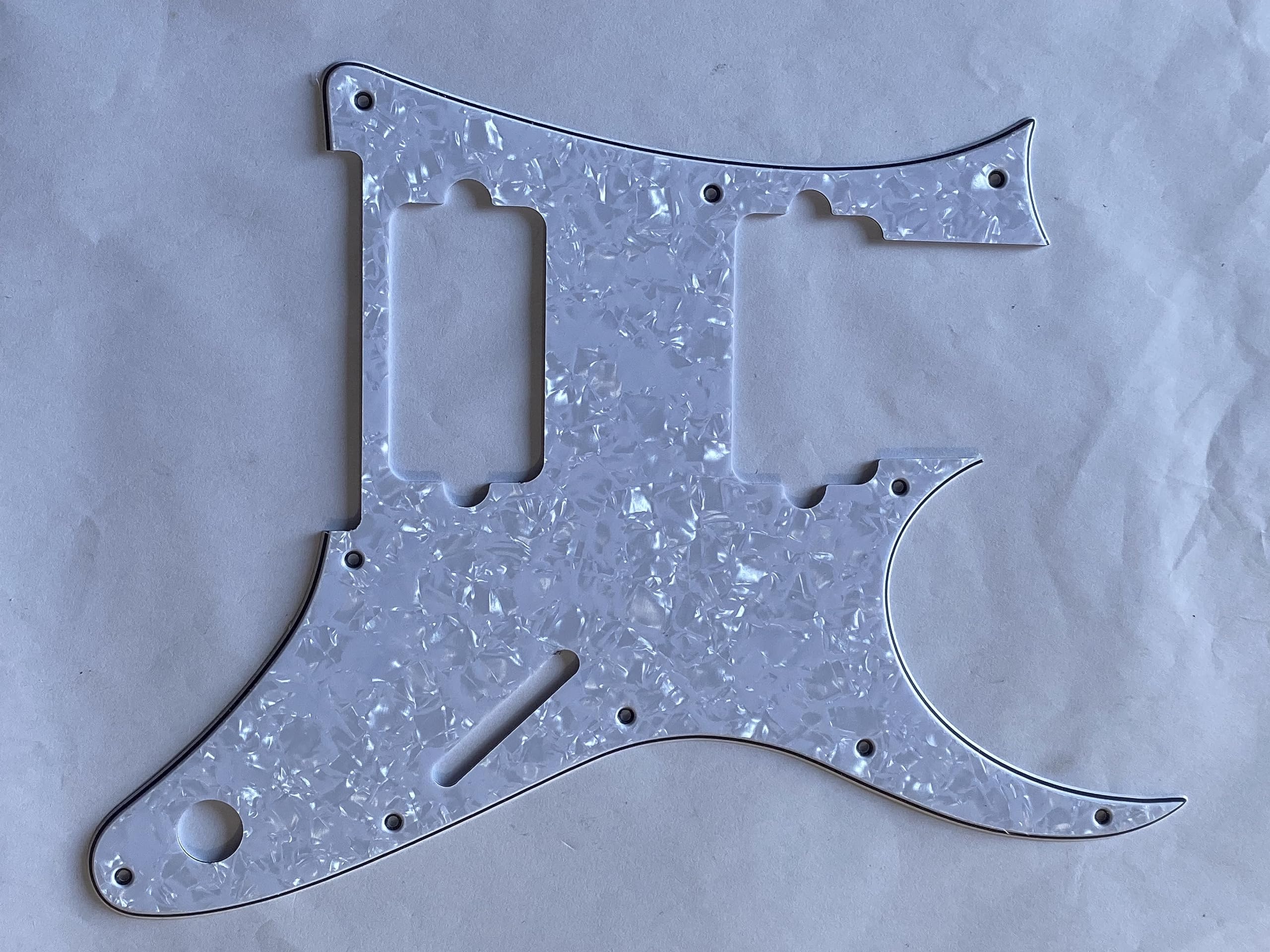 Dla gitary Ibanez RG 770 DX HH, osłona gry (4 warstwy, biała perła)