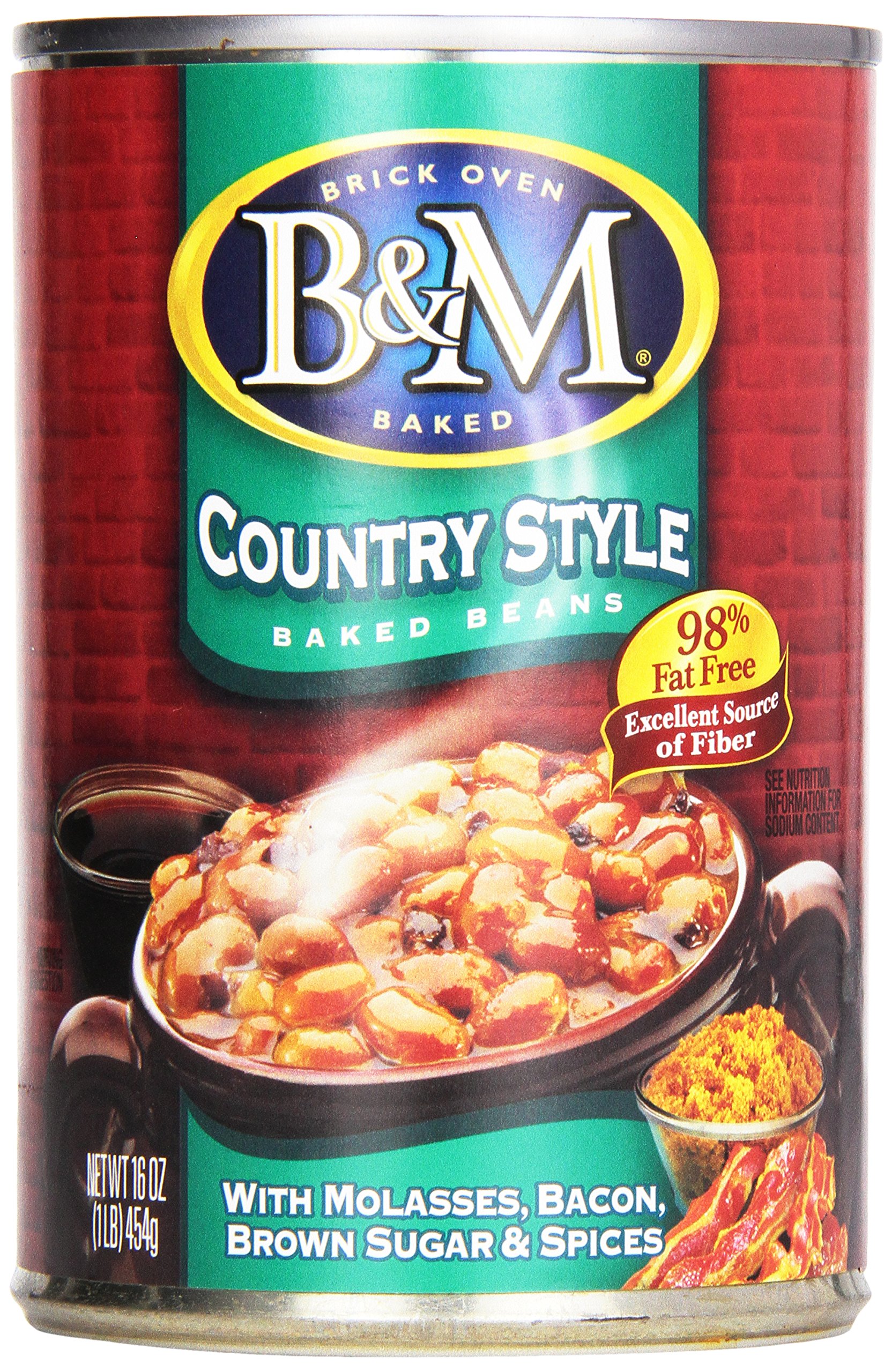 Amazon.com : B&M Country Baked Beans, 16 oz : Grocery & Gourmet Food