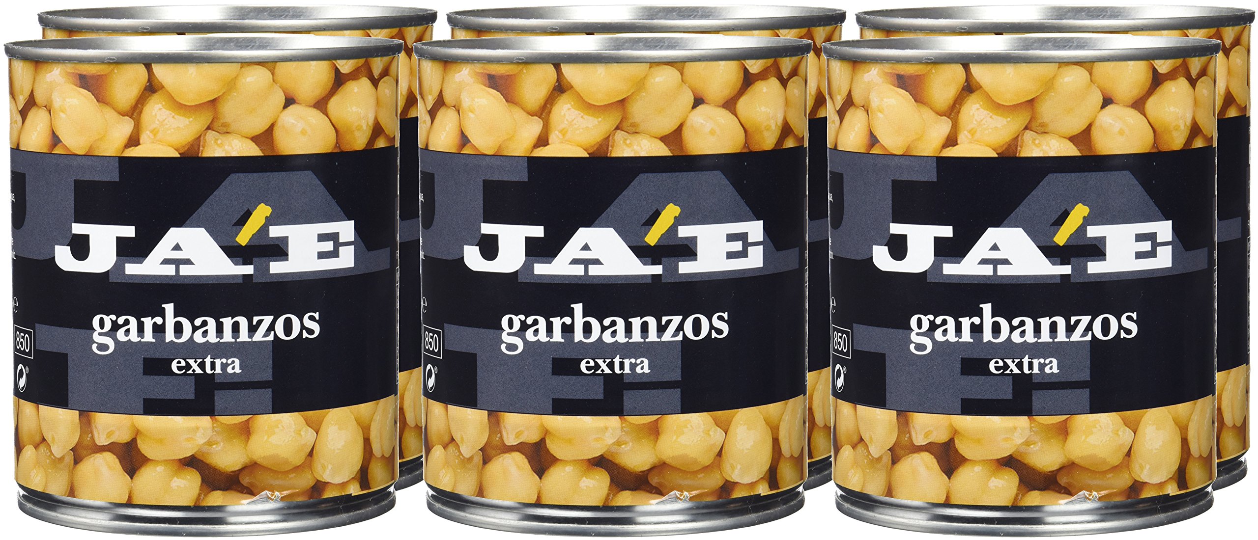 Ja'E Garbanzos Legumbre Cocida 6 x 500 G