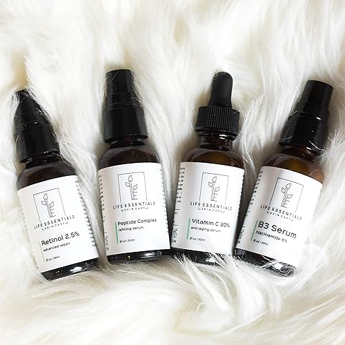 Miniatura 3 de Life Essentials Skin Care Suero hidratante antiedad con ácido hialurónico, con vitamina C, vitamina E y té verde, 1 fl. Oz./30ml