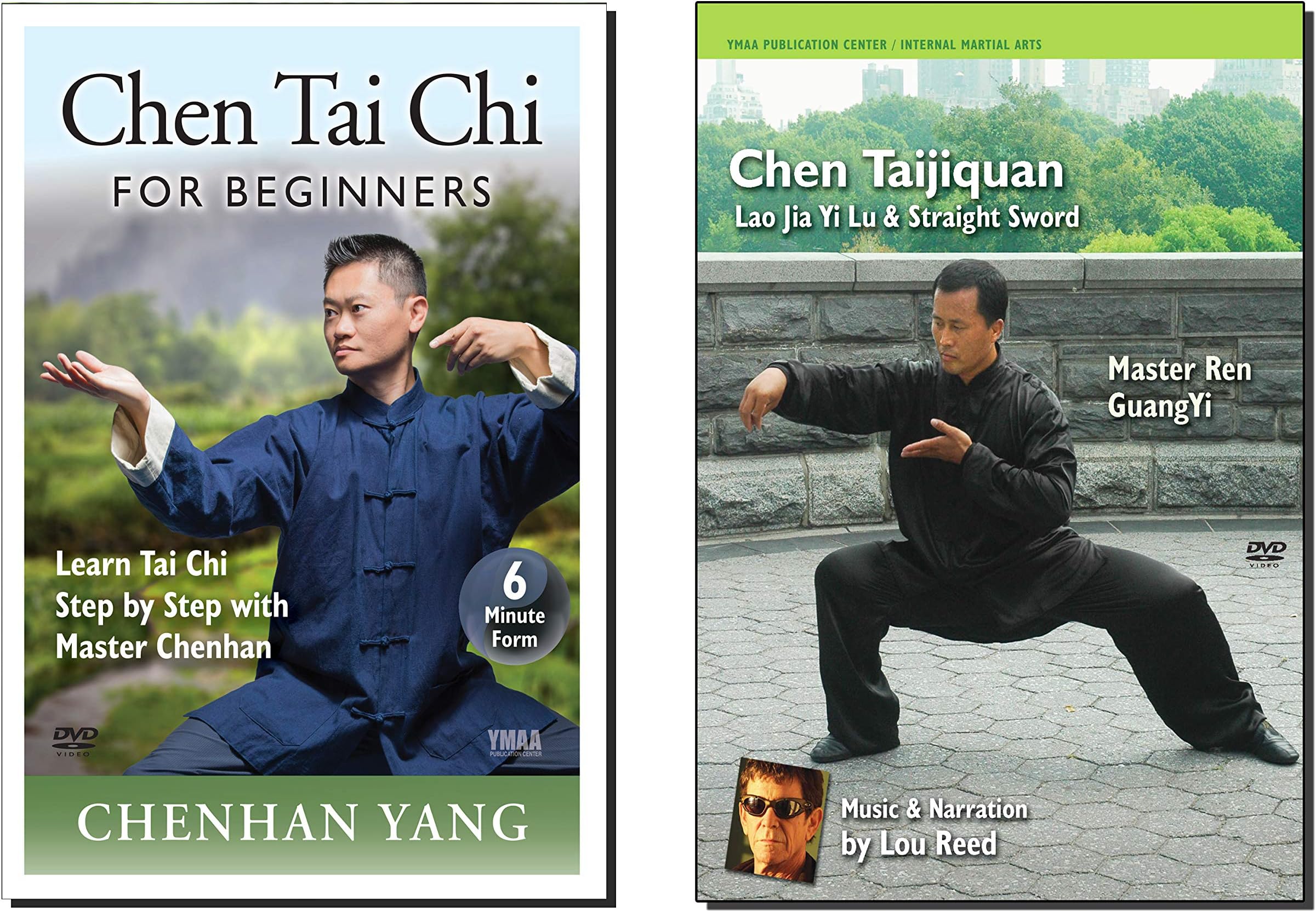 Bundle: Chen Tai Chi 2-DVD for Beginners (YMAA Chen-Style Tai Chi Chuan) Chenhan Yang & Ren, GuangYi with Lou Reed