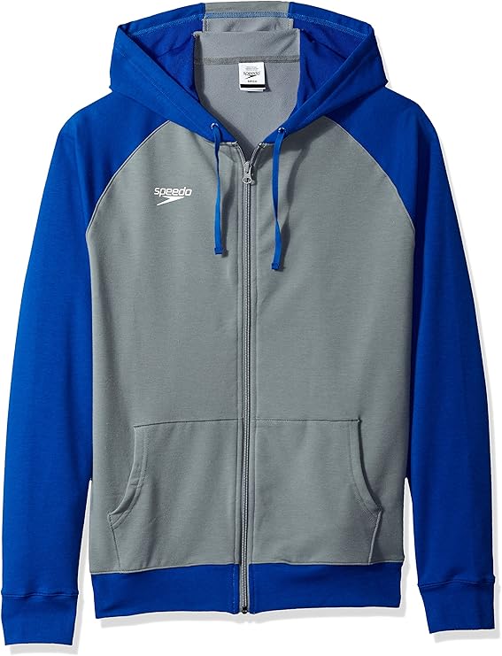 Speedo UnisexAdult Jacket Sweatshirt Full Zip Hoodie Team Warm Up