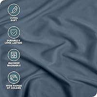 Vista 52 de Bare Home - Sábana bajera de microfibra 1800 muy suave y duradera, para colchones altos tamaño individual, color gris pardo