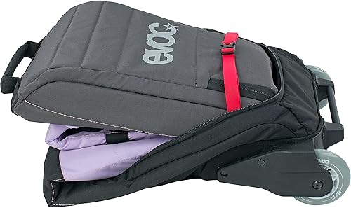 Miniatura 5 de Evoc, Rodillo de esquí, bolsa de equipo de nieve, tamaño grande 85L tamaño XL 95L con ruedas en línea fáciles de rodar