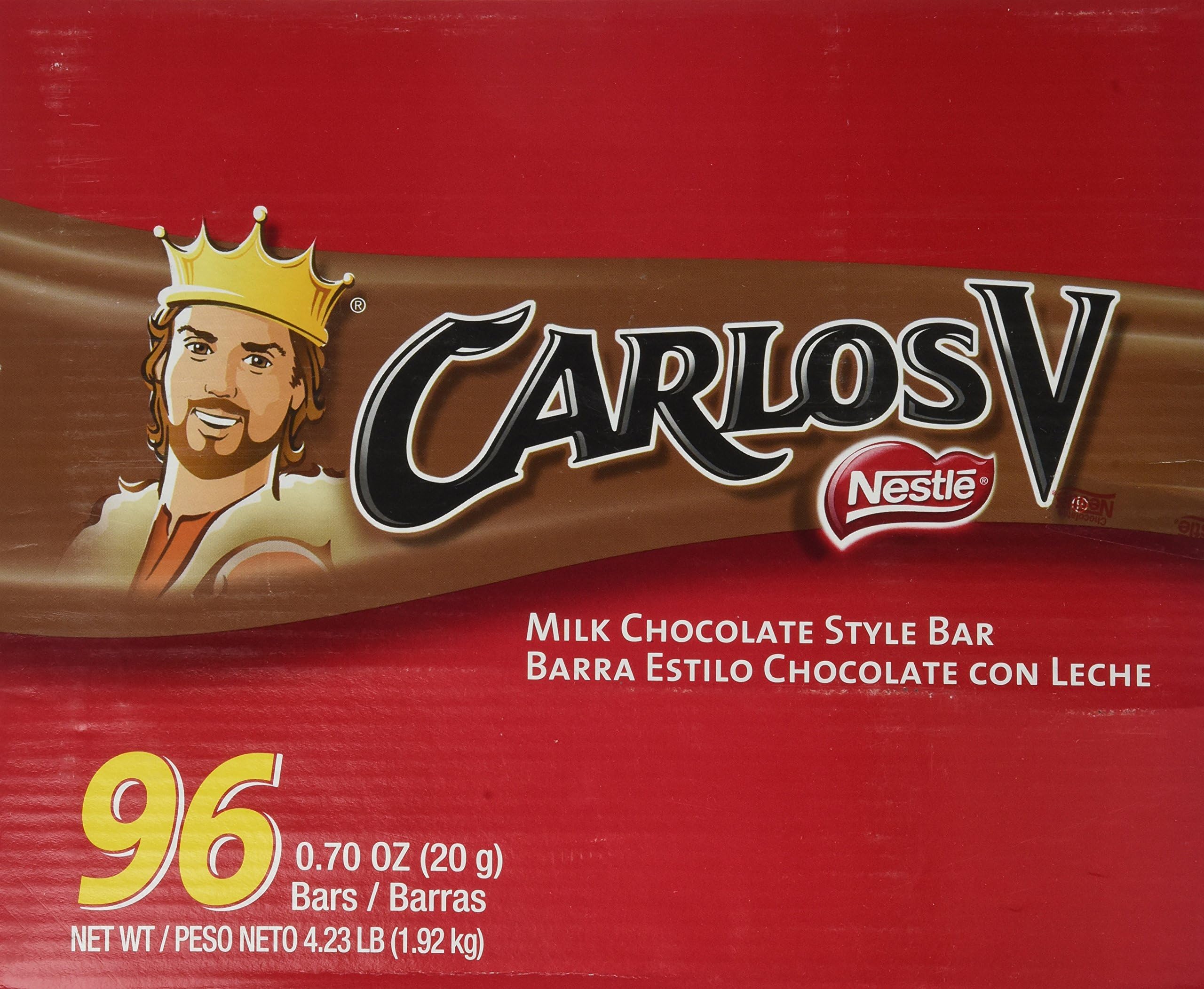 Carlos V Chocolate Bar (4x96ct) 0.63 oz main image 0