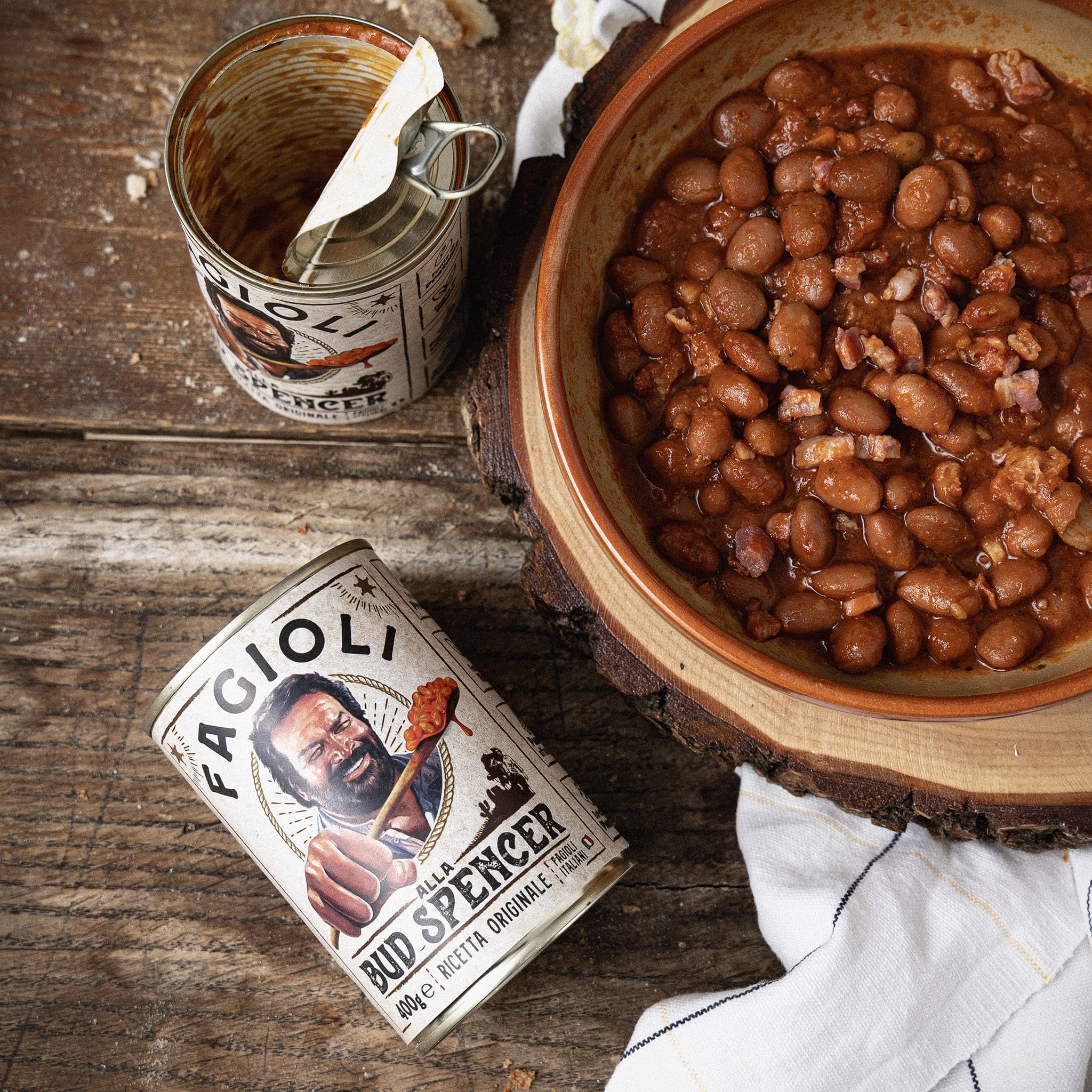 Fagioli alla Bud Spencer – Ricetta Originale (Vassoio da 12 Lattine da 400g)