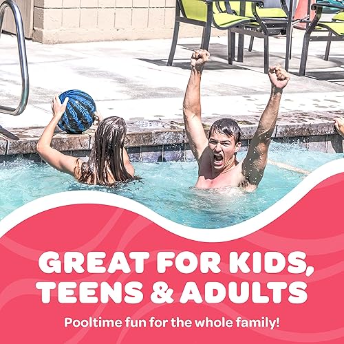 Miniatura 7 de Watermelon Ball Juego de piscina, pelota para pasar bajo el agua, esquivar, bucear, para adolescente, niño o adulto, pelotas rellenas con agua, 9